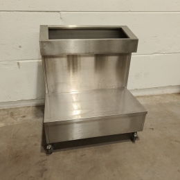 s/s Cutlery trolley